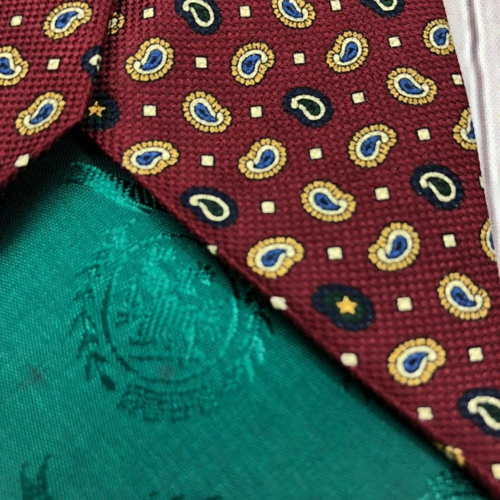 Tommy Hilfiger silk Tie preppy office business attire - Picture 5 of 7
